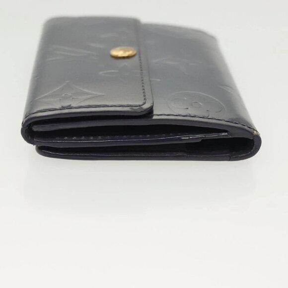 LOUIS VUITTON Monogram Vernis Ludlow Coin Purse Indigo M91356 LV Auth sw1431 - Picture 6 of 16